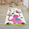 Kinderzimmer-Teppich mit süßen Elefanten & Luftballons | in Creme rosa, 80x150 cm