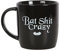something different - Bat Sh*t Crazy - Gothic Neuheit Kaffeetasse - Teetasse - Lustige Fledermaus-Tasse