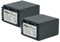vhbw 2x batteria compatibile con Sony FDR-AX33, FDR-AX100E, FDR-AX43, FDR-AX53 videocamera camcorder (2200mAh, 7,2V, Li-Ion) con infochip