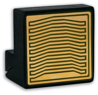 Original Roto Regensensor Rotomatic Regen Sensor | mit beheizter Sensorfläche | Automatisches Schließen der Dachfenster | Schwarz/Gelb | ZEL STG RS24V G2