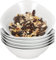 MamboCat Lotta Lot de 6 bols à céréales I 250 ml I Coupelle en porcelaine blanche pour 6 personnes I Bol pour salade, fruits, desserts, collations, etc. I Vaisselle chic pour le petit-déjeuner, le