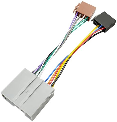 Jayubien 24Pin Radio Wiring Harness Compatible with Ford Mercury Lincoln 2006-2012, Aftermarket 16Pin ISO Stereo Connector Wire Adapter