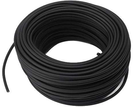 5mm Electric Fence Double Insulated Wire Underground,Double Insulated Wire Underground Electric Fence Wire Core Cable for Agriculture Garden (100m/328.1ft)