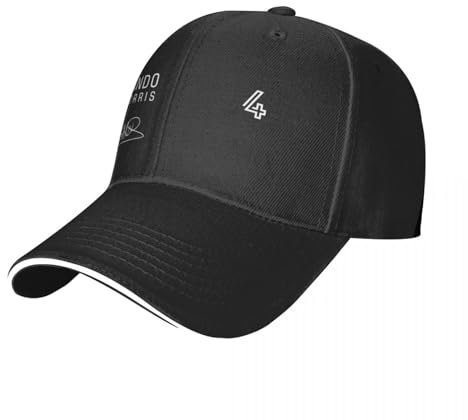 LXCUDXZ Baseball Kappe Lando Norris Cap Baseball Cap Trucker Hats Icon Man Cap Damen Geschenk