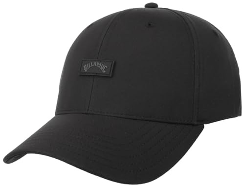 Billabong Surftrek Snapback Cap Basecap Baseballcap Curved Brim (One Size - schwarz)