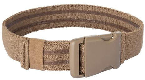 Peminkoo Taktischer Oberschenkelgurt, elastischer Bandgurt, rutschfester Gürtel, universeller Oberschenkelholster, Beinaufhänger, Airsoft-Militärjagd-Beingurt (Khaki)