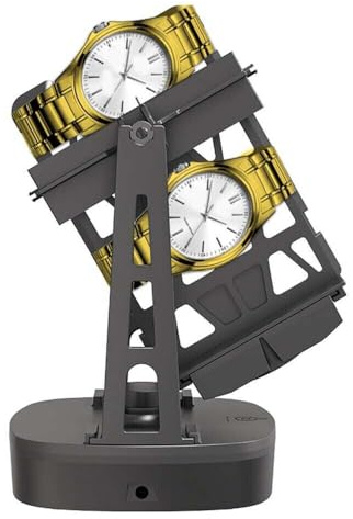 GAOHOU Automatischer Uhrenbeweger USB Power Automatisches Aufziehwerkzeug Mechanische Rotomat für mechanische Uhr, Schwarz , 11*14