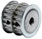 XL20-Zahn, doppelt abgerundete Zahnriemenscheibe, Doppelkopfgetriebe, Aluminiumzahn, 20 Riemenbreite, 11 mm, doppelte Riemenscheibe mit rundem Kopf(12mm)