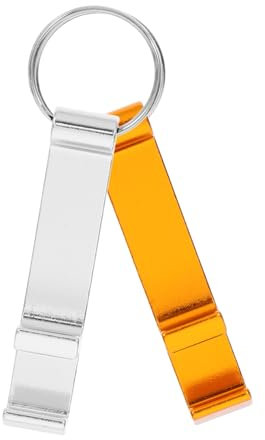 Lurrose 2piezas Abrebotellas De Cerveza Multifuncional y Soporte para Teléfono De Inoxidable Diseño Elegante y