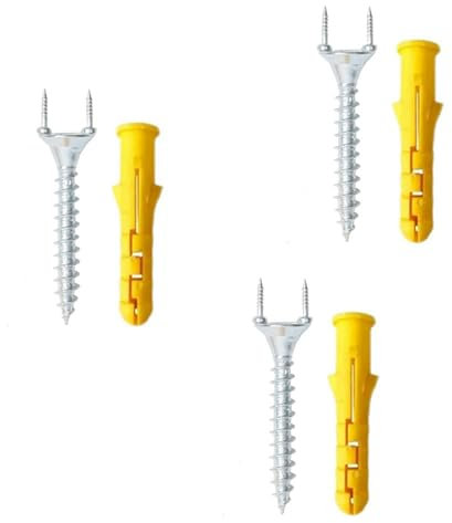 Eoslcusmvl 150 Uds Clavos Sin Costura Tornillo de Doble Cabeza Placa Base de Madera Maciza Clavos Sin Costura Línea de Pie Clavos Especiales Tornillos de Seguridad