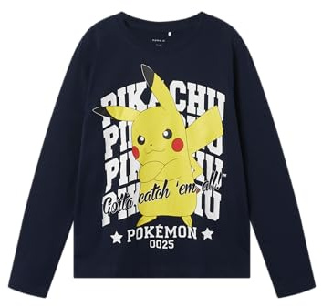 NAME IT Boy Oberteil mit Langen Ärmeln Pokémon | Long Sleeved Top