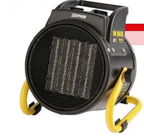TERMOVENTILATORE INDUSTRIALE CERAMICO PORTATILE ZEPHIR ZML30P 3 LIVELLI DI POTENZA (250/1000/3000W) NERO (Ricondizionato)