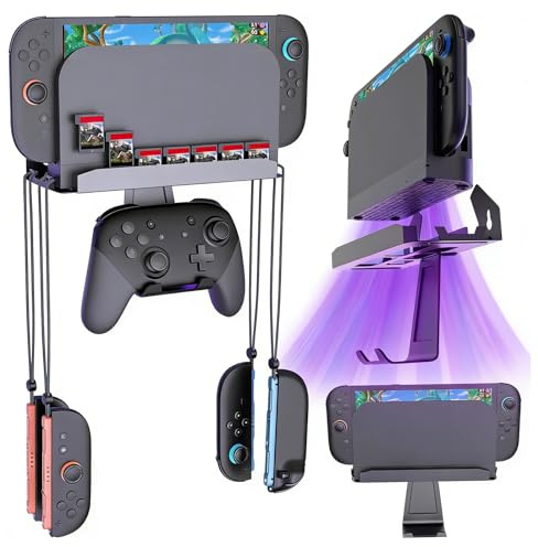 NCONCO Wandhalterung für Nintendo Switch 2/Switch OLED/Switch Dock