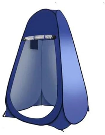 Tende da bagno con apertura rapida automatica, doccia esterna, for la pesca, mobile toilette(Blue)
