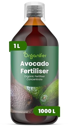 Engrais Liquide Pour Avocatier - 1L - 2-1-8 NPK | Pour Arbres Robustes Et Feuilles Saines - Organifer