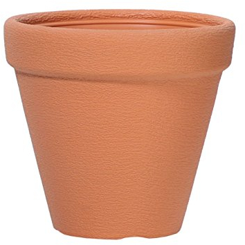 Blumentopf Pflanztopf Pflanzkübel Massiver Kunststoff Classic Blumenkübel Terrakotta Größen wählbar (35cm) von rg-vertrieb