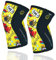 Rodilleras BANBROKEN (2 unds) - 5mm Knee Sleeves - Gimnasio, Deporte Funcional, CrossTrain, Levantamiento de Pesas, Running y Otros Deportes. 1 PAR - Unisex. (Amarillo, Small)