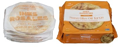 Tortas Ines Rosales | Salzgebäck mit Orangen Geschmack | laktosefrei & vegan (2x120g)