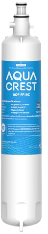 AQUA CREST Ersatz für GE® RPWFE, RPWF (mit Chip) Kühlschrank-Wasserfilter, kompatibel mit GYE22HMKES, GYS22GMNES, GYE22HBLTS, DFE28JSKSS, GFE28HMHES, GNE29GYNFS, GFE28GYNFS, GFD28GYNFS