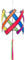 HQ Design Windspiration - Hoffmanns Windspiele, UV-beständige und wetterfeste Windspiel Deko für Garten, Terrasse und Balkon, inkl. Aufhängung (Rotor)