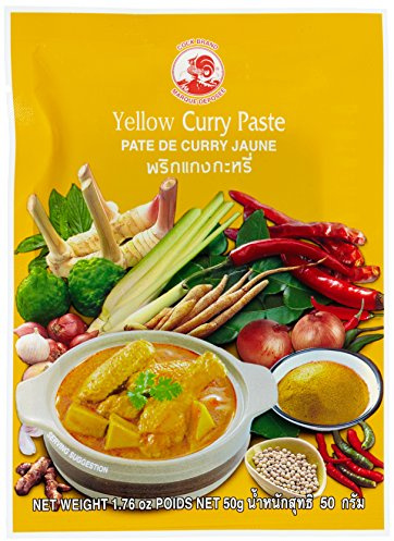 COCK Gelbe Currypaste milde Schärfe | Ideal für Currys & Suppen | 1x50g