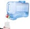 Trintion Camping Water Container with Tap Portable Camp Water Carrier Bucket BPA-Free Water Storage Tank for Outdoor Camping Fishing Party Van RV (12L A)