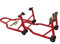 Montageständer Motorradständer Set VA/HA Rot kompatibel mit KAWASAKI Z1000 2010-2013 ZRT00D