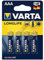 VARTA Longlife 4103 AAA Micro LR03 - Confezione da 10 blister da 4 batterie