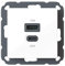Station de Recharge USB encastrable, Chargeur USB-C 45 Watts + USB-A 15 Watts, Blanc s. c.