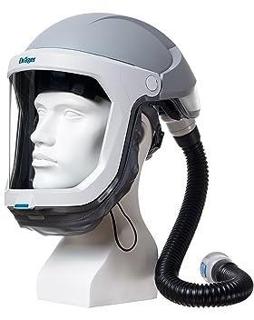 Dräger X-plore 8000 Sicherheitshelm | Hochwertiger Kopf- und Atemschutz mit Panoramavisier | Antibeschlag- und Antikratzbeschichtung für Industrie und anspruchsvolle Umgebungen