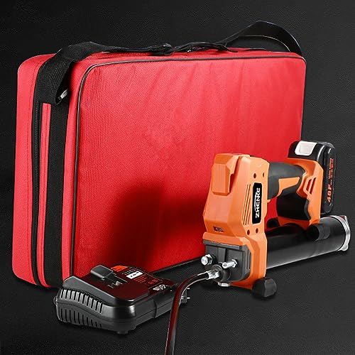 20-Volt-Fettpresse, kabellos, 30 Zoll Langer Schlauch, 10.000 PSI, Abzüge mit Variabler Geschwindigkeit, inkl. Akku und Ladegerät