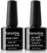 Kanorine Base Coat and Top Coat Gel Nail Polish Set 10ml x2, UV LED No Wipe Gloss Shine Long Lasting UV LED Soak Off Gel Polish Top Coat Base Coat, Nail Varnish Lacquer Manicure Salon Set