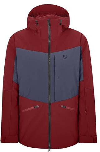 Ziener Herren TRIGLAV Ski-Jacke/Freeride | PFC frei, Wolle, wattiert, red cabin, 58