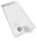 Moments of Glass Plato de ducha SMC Hiemal 150x70 cm, Blanco RAL 9016 – Antiderrapante, Textura Pizarra, Antibacteriano, Resistente a agentes químicos – Incluye válvula y rejilla Inox