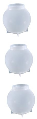 NUOBESTY 3St Kristallform Kuchenform Silikonform für Briefbeschwerer Epoxidharz Harz Epoxid Kugelformen aus Silikon Lampe Silikonformen Kerze Schimmel Einrichtung Ball