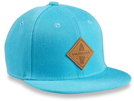 Soulbuddy Kinder Cap – Unisex Kinderkappe – Schirmmütze für Jungen & Mädchen – Trendiger Sonnenhut für Outdoor & Freizeit SkyBlue-Pink – Größe S