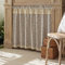 LNGFSH Scheibengardinen Küche Halb Gardinen Baumwolle Leinen Blumen Blickdicht Beige Landhausstil Vorhänge für Wohnwagen Schlaufenvorhang Badezimmer Fenster (BxH 200x65 cm)