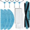 YUETTYY 10 piezas de cepillo principal lateral cepillo trapeador kit de filtro para Cecotec para Conga 7490/8290 para X-Treme Robot Aspirador Accesorios de repuesto