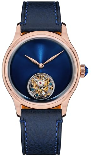 S454.RE.E Tourbillon Master ST8000 Uhrwerk Saphirglas Herren Mechanische Uhr, Rosegold