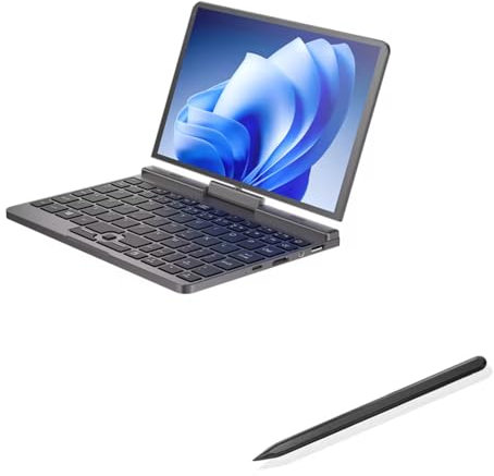 CYMINILMDPC Yoga 12ª generación 8 Pulgadas con Pantalla táctil Ordenador portátil para Negocios y Estudiantes Alder-Lake N100 4C/4T (Turbo 3.4GHz) 12G DDR5 2 en 1 Portátil Win 11 Tablet PC