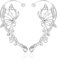 JEXOWIQ elfen ohren,1 paar Elfen Ohrringe für Damen,Schmetterlings Ohrhaken,Gaming Earrings,Elfenohren Manschetten Ohrclips Ohne Ohrlöcher für Halloween Cosplay Hochzeit,ohrringe ohne ohrloch