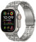 TasikarArmband Kompatibel mit Apple Watch Ultra Armband 49mm, Massives Edelstah Metall Ersatzarmband Herren Damen Band Kompatibel für Apple Watch Ultra 2 Ultra, 49mm Titan