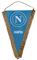 Gagliardetto Napoli Ufficiale misura cm. 25 x 35 grande Triangolare GAGNA25x35AZ1203