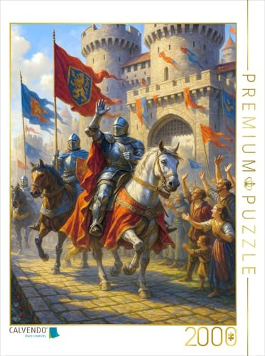 CALVENDO Puzzle Rückkehr der Helden - Empfang der Ritter | 2000 Teile Lege-Größe 67 x 90 cm Foto-Puzzle für glückliche Stunden