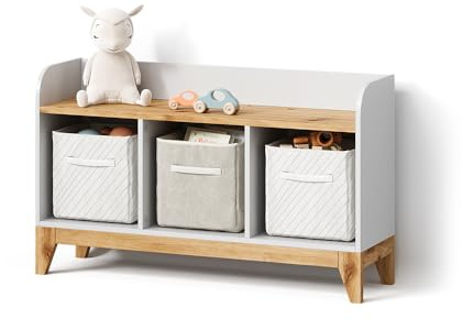 Livinity Kindersitzbank Mailo, Weiß/Artisan, 107.2 x 63.8 cm