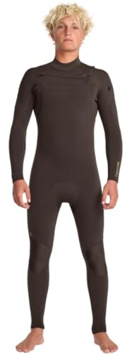 Quiksilver 2026 Herren-Neoprenanzug für den täglichen Gebrauch, 3/2 mm Brust-Reißverschluss, Braun