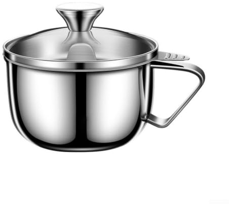 Eierseparator aus 304 Edelstahl Eitrenner mit integriertem Knacker für bis zu 5 Eier Küchenhelfer silber