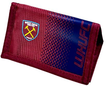 West Ham FC Official Fade Football Wallet (One Size) (Claret/Blue)