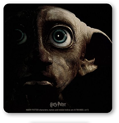 Logoshirt® Harry Potter | Dobby I Untersetzer | Kork | 10x10cm | langlebiger Druck | Lizenziertes Originaldesign