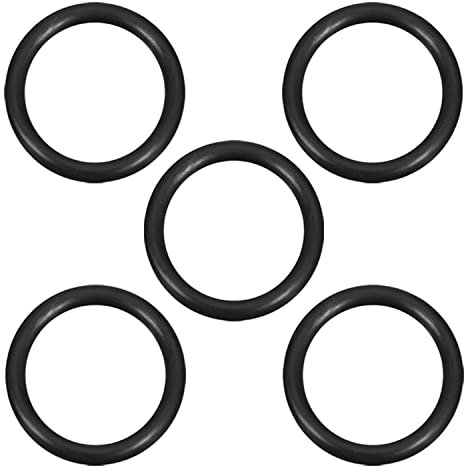5 Piezas Junta Tórica de Goma, Arandelas de Nitrilo Goma, OD 60mm ID 50mm Ancho 5mm, Arandelas de Goma Surtidas para Grifos Cocina y Fontaneria Reparación Rápida Automática-Othmro